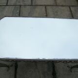Table basse fer forgée