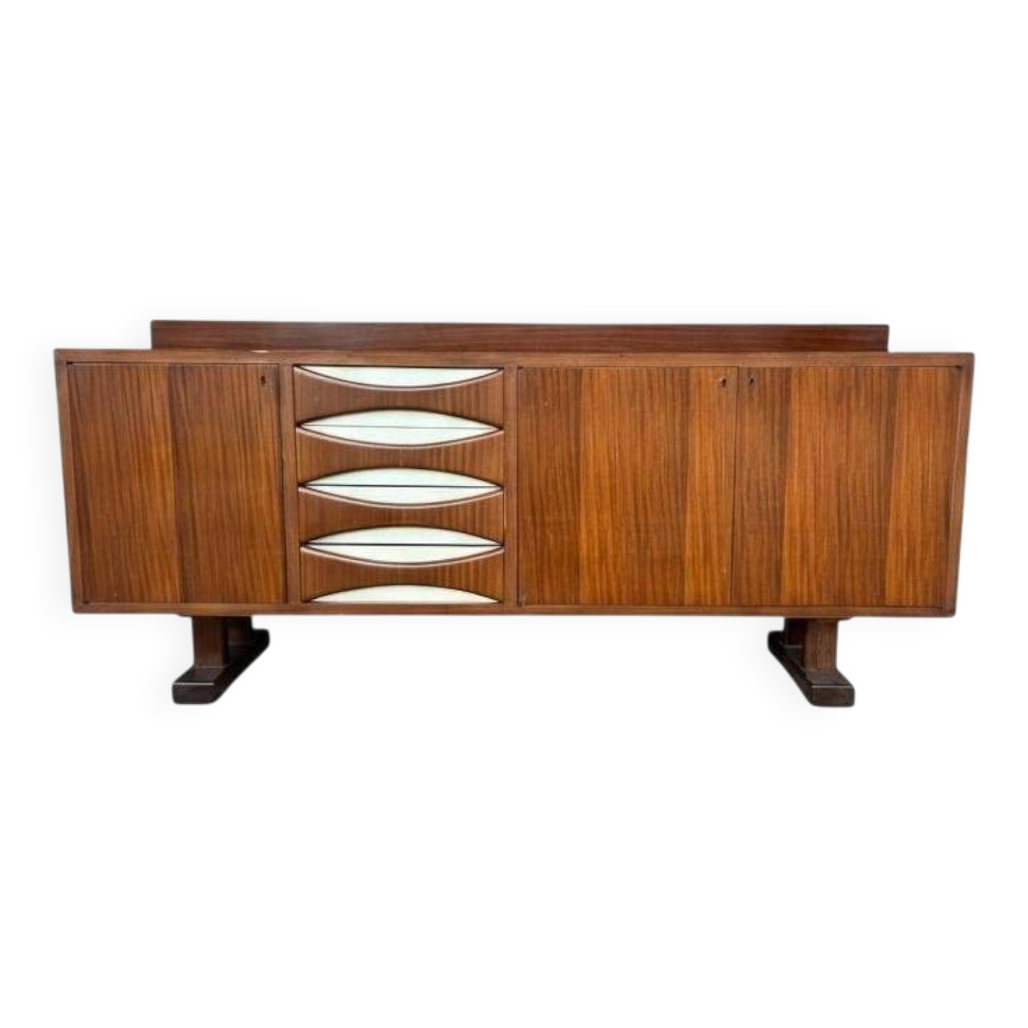 Enfilade en bois dans le style d'Arne Vodder, années 60