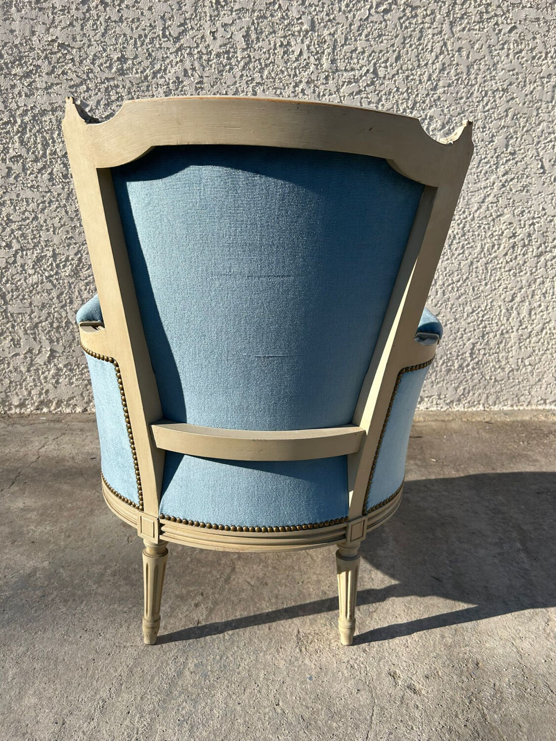 Fauteuil style bergère