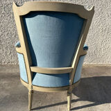 Fauteuil style bergère