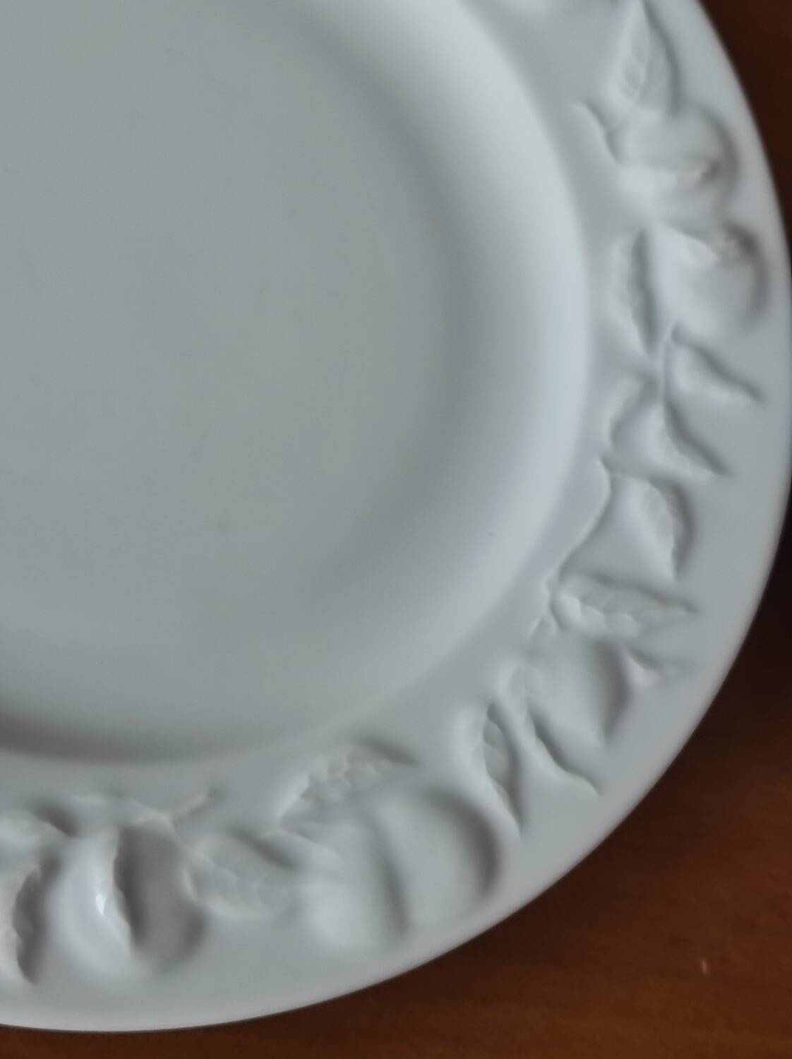 Set of 2 Limoges porcelain plates with Riviera decor