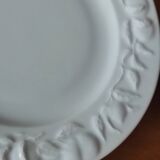 Lot de 2 assiettes porcelaine Limoges décor Riviera