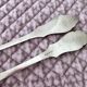 Set of 6 Gebrüder Hepp Cake Forks | Silver Plated