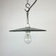 Industrial petrol enamel pendant light, 1970s