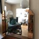 Venetian mirror art deco pink 77x101cm