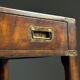 Campaign style mahogany coffee table