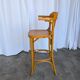 Vintage Bentwood Bar Chair with Armrests, Mid-Century Pub Stool Thonet styl