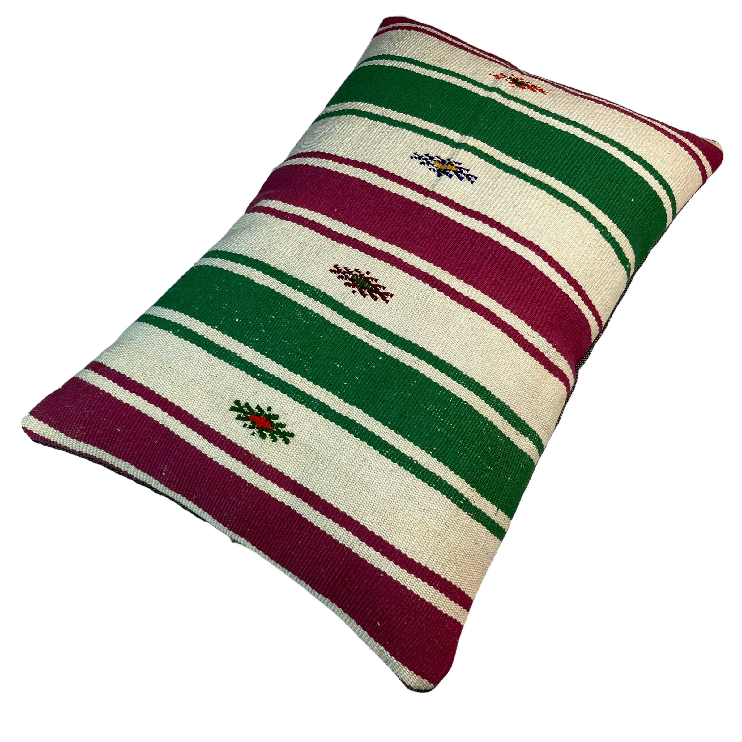 Vintage turkish kilim cushion cover , 40 x 60 cm