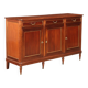 Neoclassical buffet with brass borders, Italy, 20th century