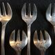 12 oyster forks & box