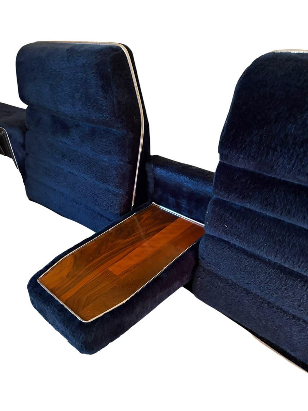 Lit vintage space age Luigi Massoni pour Poltrona