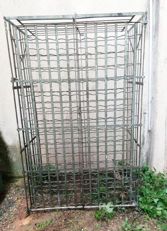 Old iron bottle storage