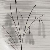 Six assiettes céramique Niderviller service "Chatons" années 50.