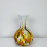 Murano glass opaline vase, 1970s, vintage