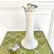 Ceramic candle holder iris flower