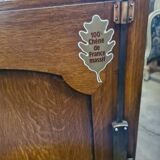 Solid oak china buffet