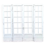 Suite de quatre portes de passage a petits carreaux XX siècle