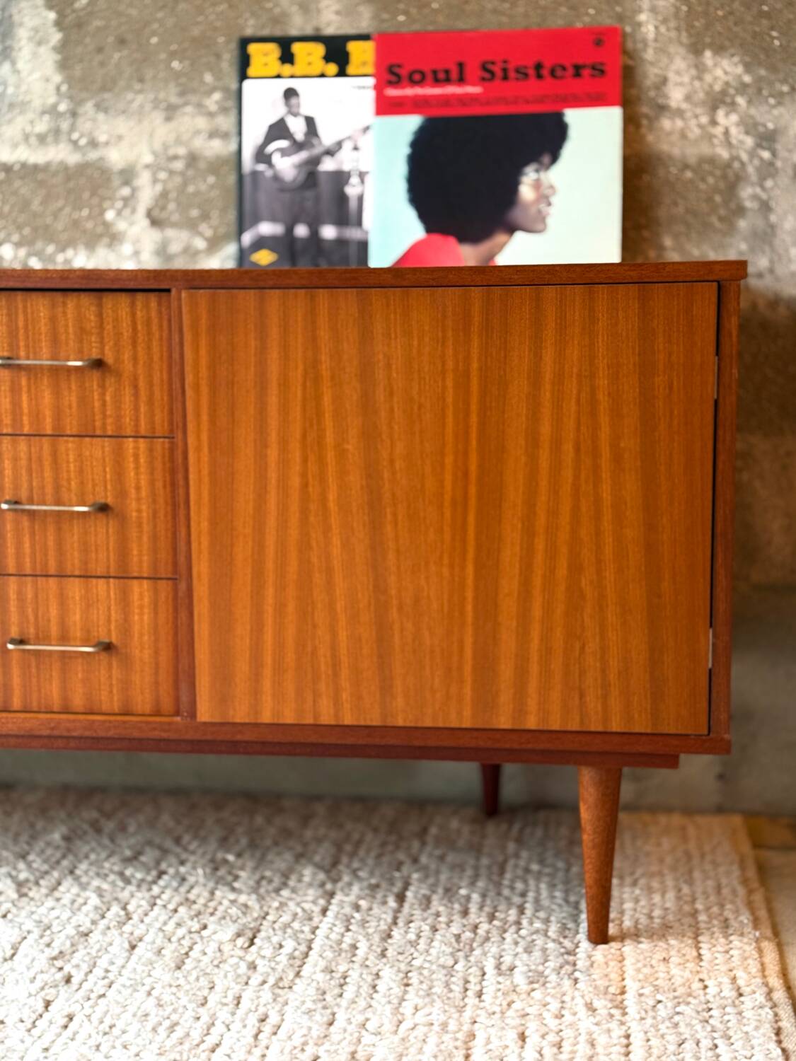 Vintage Scandinavian teak sideboard from the 60s/70s.