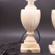 Set of 2 Vintage Neoclassica Alabster Table Lamp by Gregoretti & co.