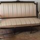 Antique French Empire Style Sofa and Chairs: Pink Satin Furniture Set