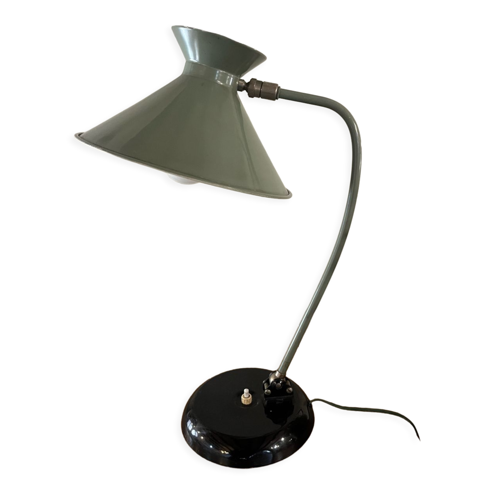 Desk lamp diabolo painted sheet metal