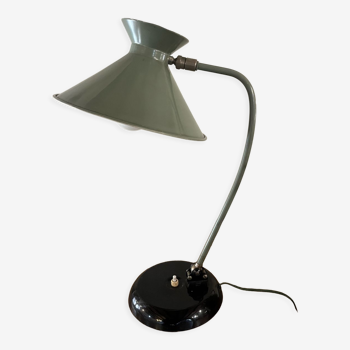 Lampe de bureau diabolo en tôle peinte