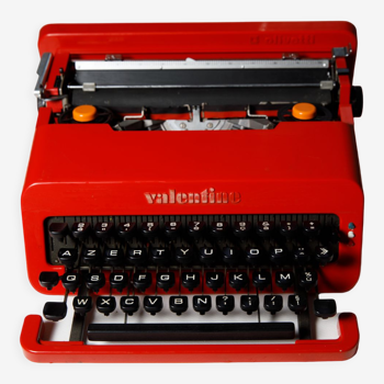 typewriter "Valentine" Olivetti by Ettore Sotsass (1969)