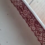 Plat de service en faïence anglaise