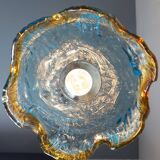 Italian Murano crystal pendant lamp from the 70s