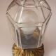 Brass and Napoleon III glass