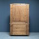 Antique painted pine desk or secretaire with wall unit from Germany late 1800s.