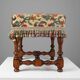 Early 20th Century Wood & Fabric footstool, France