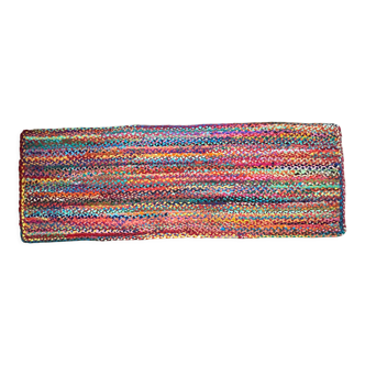 Cotton handwoven carpet