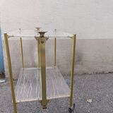 Vintage plexi serving trolley