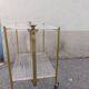 Vintage plexi serving trolley