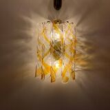 Pair of wall lights AV Mazzega Torciglione Murano