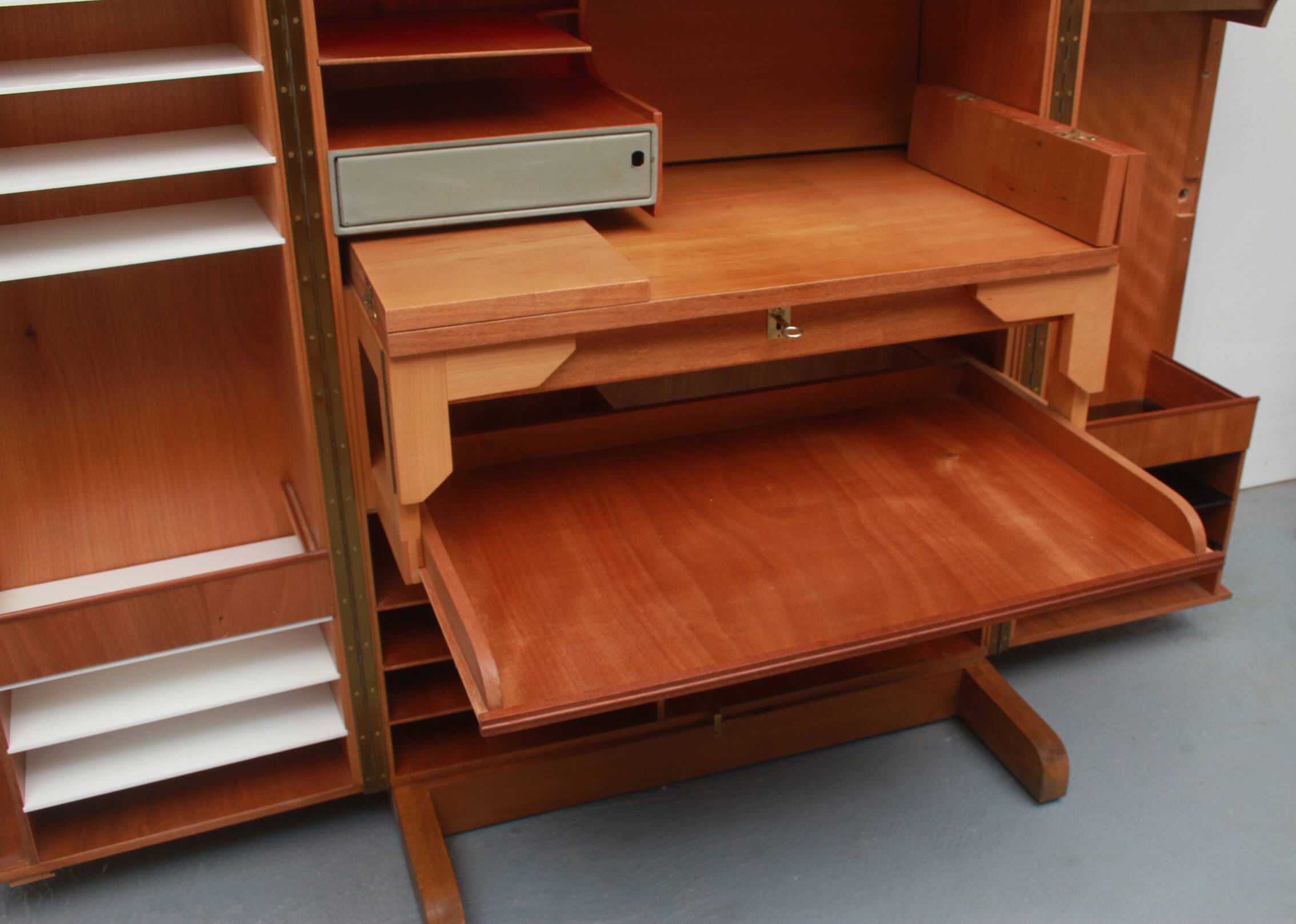 1950s cupboard with desk, Magic Box Mummenthaler
