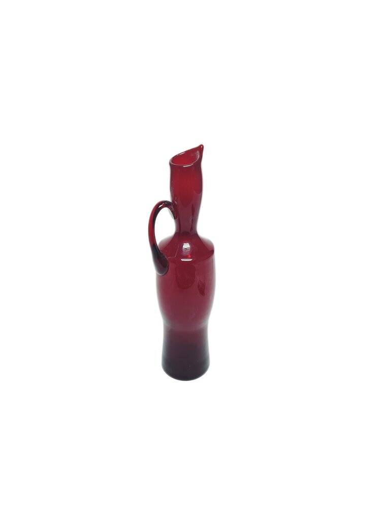 Postmodern jug by Zbigniew Horbowy for Sudety Glassworks, Poland, 1970s