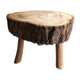 Table tripod tree trunk