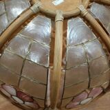 Suspension nacre et bambou