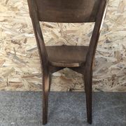 Série de 6 chaises bistrot scandinave bois vintage