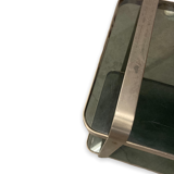 Design service 1960s brushed steel and glass