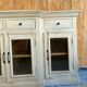 Buffet / display cabinet style industrial/colonial solid mango wood