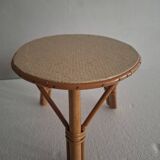 Small bamboo table