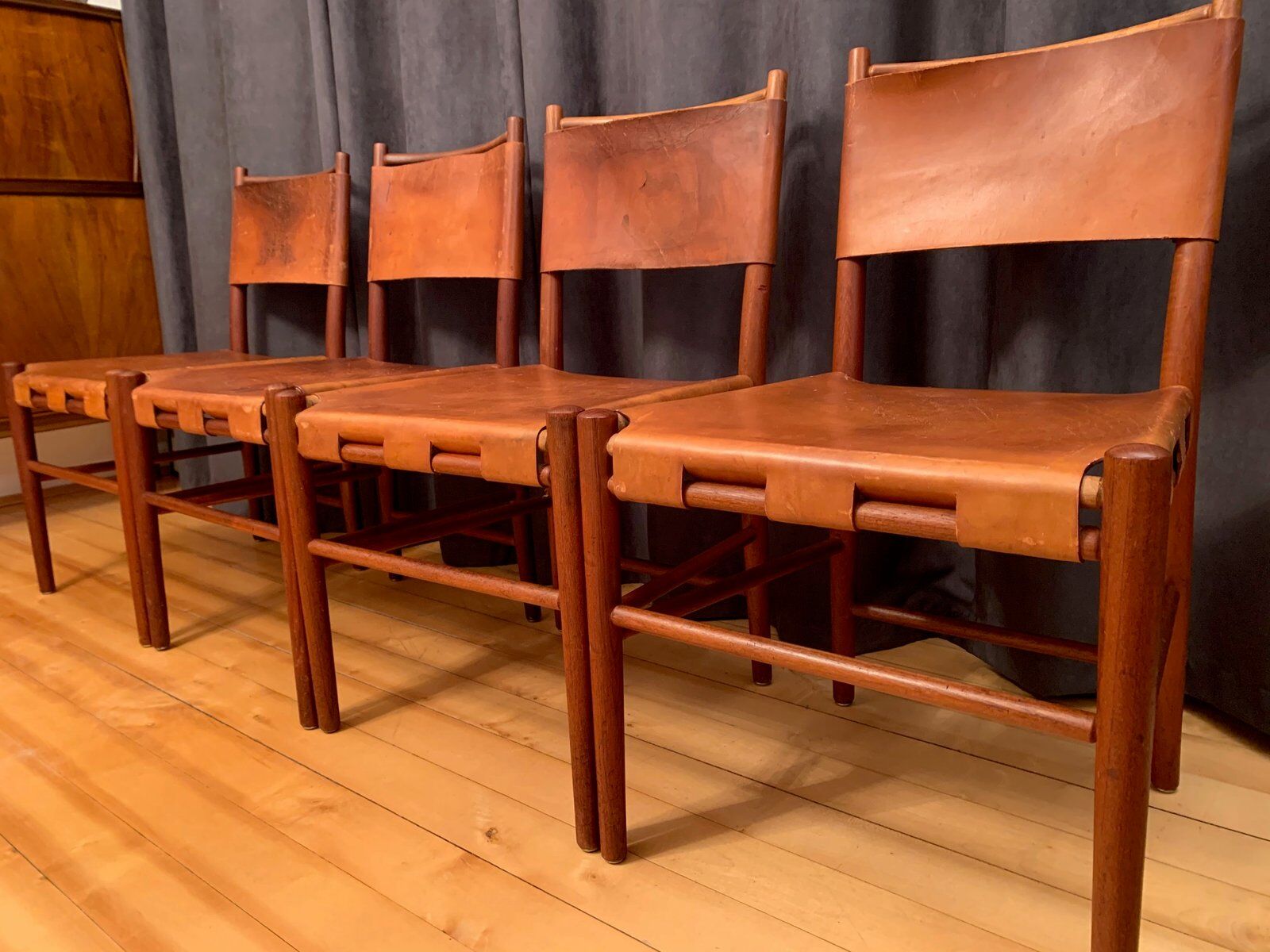 Chaises danoises, années 1960, ensemble de 4