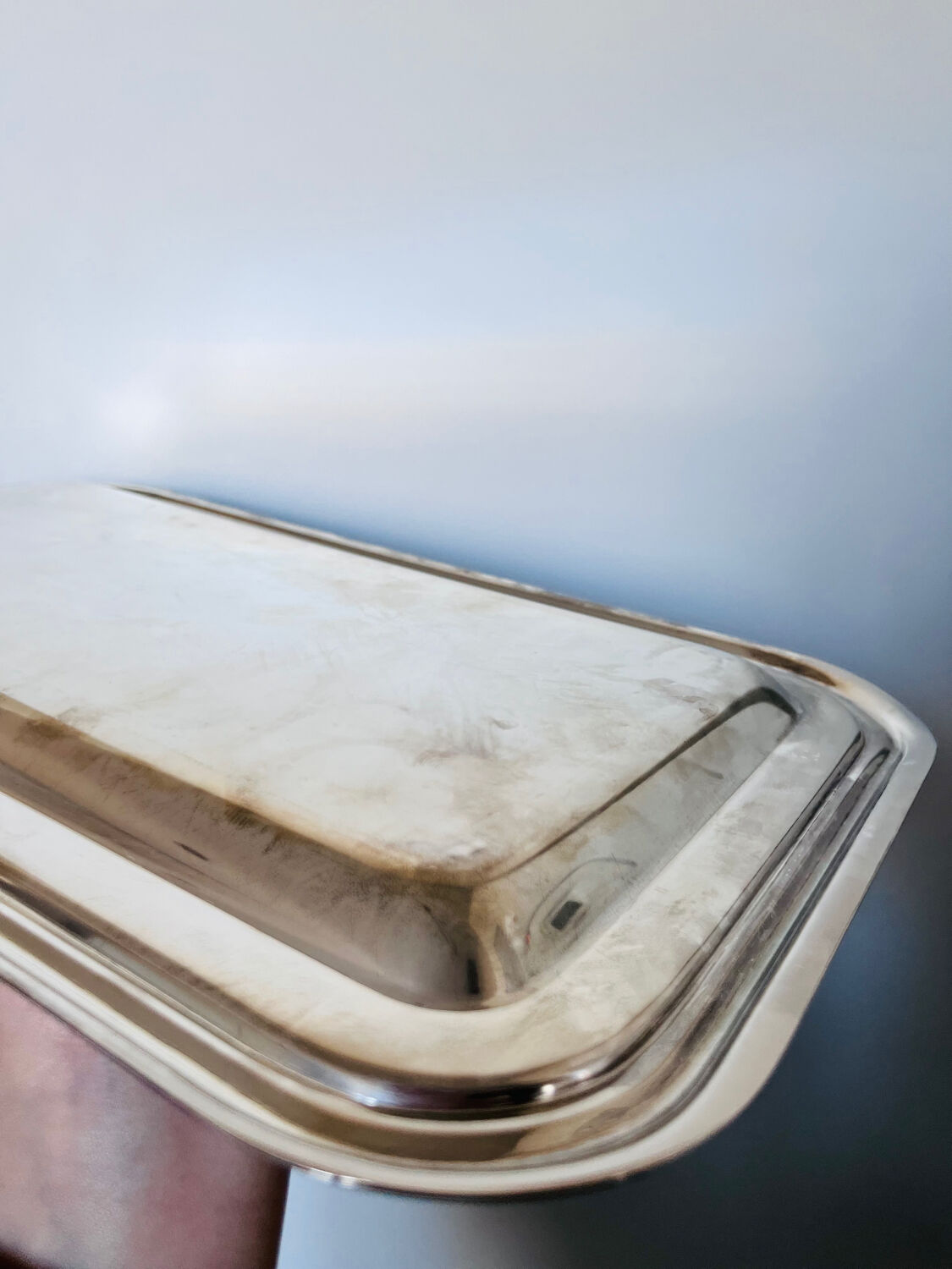 Vintage silver-plated tray