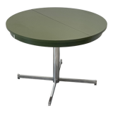 Extendable round table, foot chrome year 70