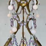 Italian opaline pink lustre