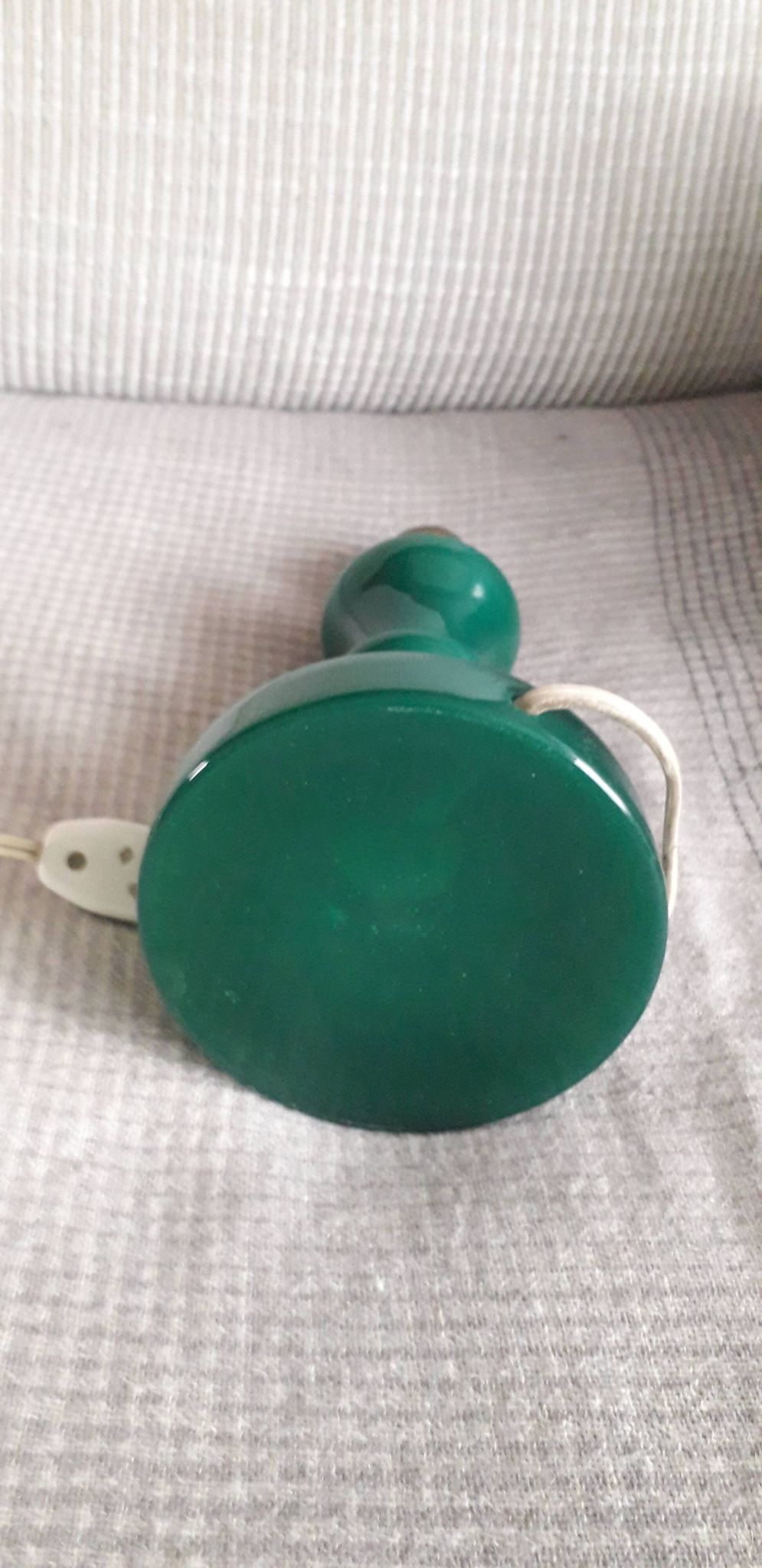 Pied de lampe vintage en verre