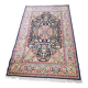 Large antique Persian rug Kashan Isfahan wool knotted floral (M3) 285x200 cm